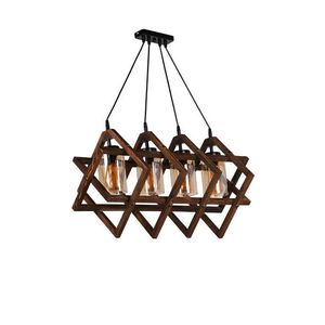 Candelabru, Luin, 8309-4, E27, 60 W, lemn/metal imagine