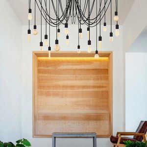 Candelabru, Nitid, Kabluni - MR - 932, E27, 100 W, metal imagine