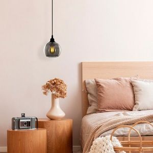 Candelabru, Opviq, Smoked - 030, E27, 60 W, metal/sticla imagine