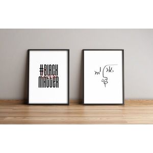 Set 2 tablouri decorative, Alpyros, 2PYSCT-029, 36x51 cm, MDF/PVC imagine