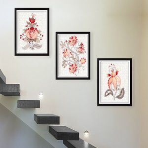 Set 3 tablouri decorative, SET_107, Lulu, 34x44 cm, plastic imagine