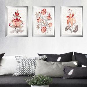 Set 3 tablouri decorative, SET_300, Lulu, 34x44 cm, plastic imagine