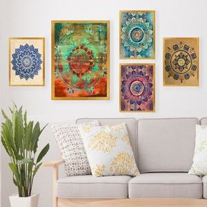 Set 5 tablouri decorative, SET_144, Lulu, 24x29 cm/34x44 cm, plastic imagine