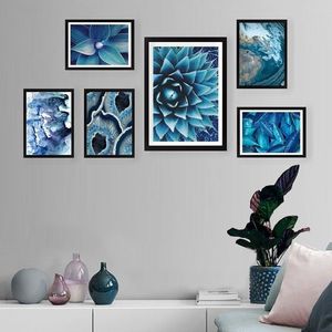 Set 6 tablouri decorative, SET_042, Lulu, 24x29 cm/24x44 cm, plastic imagine