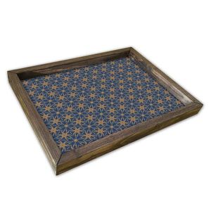 Tava pentru servire, AT-035, 30x40 cm, MDF , Multicolor imagine