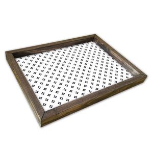 Tava pentru servire, AT-038, 30x40 cm, MDF , Multicolor imagine