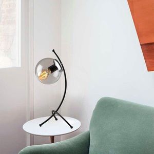 Lampa de masa, Tatum, 584TTM1717, Metal, Negru imagine