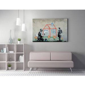 Tablou decorativ, WY139 (70 x 100), 50% bumbac / 50% poliester, Canvas imprimat, Multicolor imagine