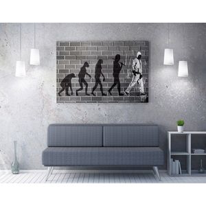 Tablou decorativ, WY44 (70 x 100), 50% bumbac / 50% poliester, Canvas imprimat, Multicolor imagine