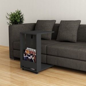 Masuta de cafea Edi, Decortie, 37x45x60 cm, antracit imagine