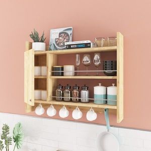 Cabinet bucatarie Knerr, Colman, 85x15x65 cm, natural imagine