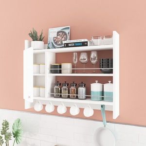 Cabinet bucatarie Knerr, Colman, 85x15x65 cm, alb imagine