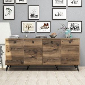 Bufet inferior Elite, Mezza, 180x45x80 cm, maro imagine