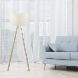 Lampadar, AYD-1524, Insignio, 38 x 140 cm, 1 x E27, 60W, crem/maro imagine