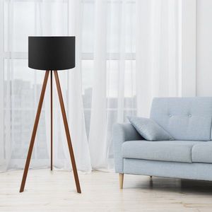 Lampadar, AYD-1533, Insignio, 38 x 140 cm, 1 x E27, 60W, negru/maro imagine
