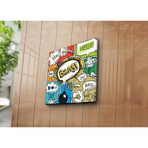 Tablou decorativ, 4545K-108, Canvas, Dimensiune: 45 x 45 cm, Multicolor imagine