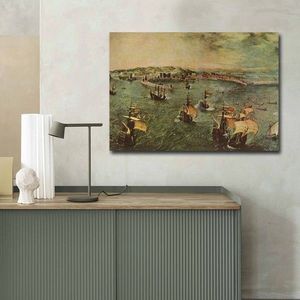 Tablou decorativ, 70100FAMOUSART-049, Canvas, 70 x 100 cm, Multicolor imagine