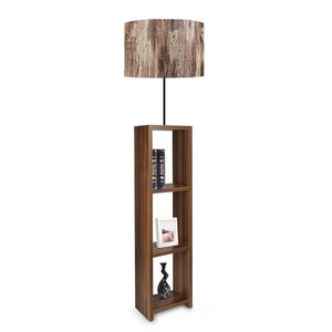 Lampadar, AYD-1798, Insignio, 30 x 140 cm, 1 x E27, 60W, maro/bej imagine