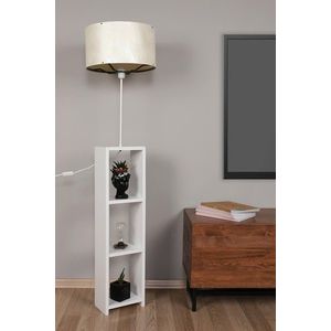Lampadar, AYD-1799, Insignio, 30 x 140 cm, 1 x E27, 60W, alb/ecru imagine