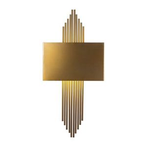 Aplica de perete, 615 - A, Opviq, 22 x 10 x 75 cm, 1 x E27, 40W, aramiu antic imagine