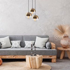 Lustra, Bastos - 6156, Tatum, 44 x 44 x 111 cm, 3 x E27, 40W, aramiu antic imagine