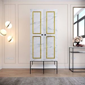 Dulap pentru haine, Comforty, Martin 2, 84 x 200 x 50 cm, pal melaminat, multicolor imagine