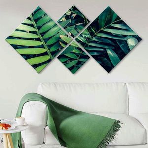 Set 4 tablouri decorative, 4MDF1030559632, MDF, Imprimat UV, Multicolor imagine