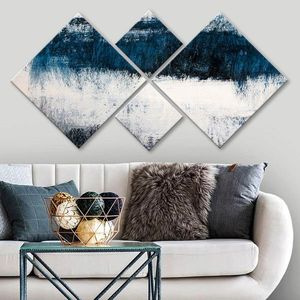 Set 4 tablouri decorative, 4MDF1129129793, MDF, Imprimat UV, Multicolor imagine