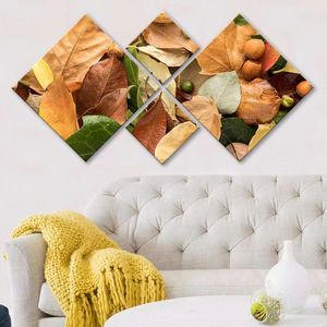 Set 4 tablouri decorative, 4MDF11484562, MDF, Imprimat UV, Multicolor imagine