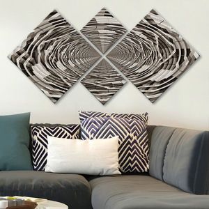 Set 4 tablouri decorative, 4MDF116480806, MDF, Imprimat UV, Multicolor imagine