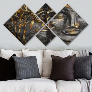 Set 4 tablouri decorative, 4MDF1188022306, MDF, Imprimat UV, Multicolor imagine
