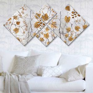 Set 4 tablouri decorative, 4MDF1220574133, MDF, Imprimat UV, Multicolor imagine