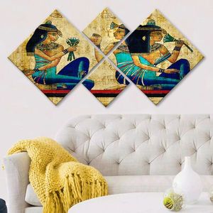 Set 4 tablouri decorative, 4MDF12798755, MDF, Imprimat UV, Multicolor imagine
