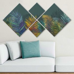 Set 4 tablouri decorative, 4MDF1428526271, MDF, Imprimat UV, Multicolor imagine