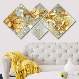 Set 4 tablouri decorative, 4MDF1442804756, MDF, Imprimat UV, Multicolor imagine