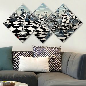Set 4 tablouri decorative, 4MDF147982502, MDF, Imprimat UV, Multicolor imagine