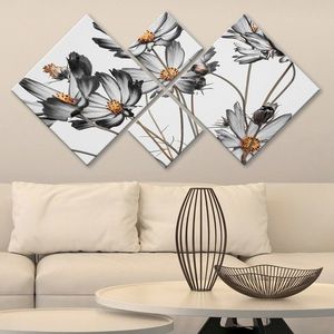 Set 4 tablouri decorative, 4MDF1524028472, MDF, Imprimat UV, Multicolor imagine