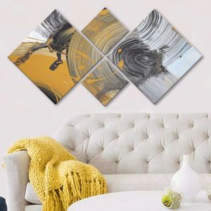 Set 4 tablouri decorative, 4MDF1542969770, MDF, Imprimat UV, Multicolor imagine