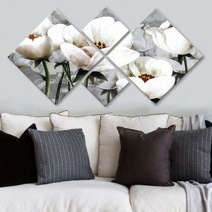 Set 4 tablouri decorative, 4MDF1605038956, MDF, Imprimat UV, Multicolor imagine