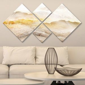Set 4 tablouri decorative, 4MDF1662049060, MDF, Imprimat UV, Multicolor imagine