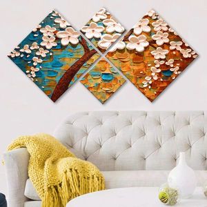 Set 4 tablouri decorative, 4MDF1878485929, MDF, Imprimat UV, Multicolor imagine