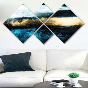 Set 4 tablouri decorative, 4MDF1885134238, MDF, Imprimat UV, Multicolor imagine