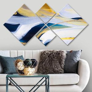 Set 4 tablouri decorative, 4MDF1955509222, MDF, Imprimat UV, Multicolor imagine