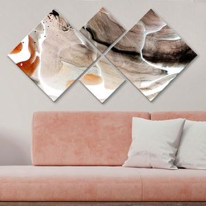 Set 4 tablouri decorative, 4MDF2209763, MDF, Imprimat UV, Multicolor imagine