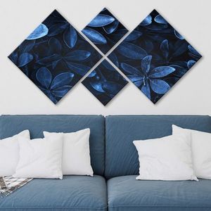 Set 4 tablouri decorative, 4MDF2339106, MDF, Imprimat UV, Multicolor imagine