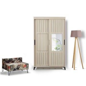 Dulap pentru haine, Comforty, Pasific Home Fuga 120, 120x216x60 cm, PAL, Stejar imagine