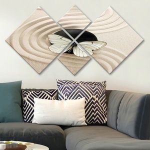Set 4 tablouri decorative, 4MDF259459121, MDF, Imprimat UV, Multicolor imagine