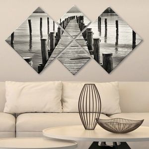 Set 4 tablouri decorative, 4MDF261904097, MDF, Imprimat UV, Multicolor imagine