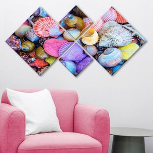Set 4 tablouri decorative, 4MDF276415940, MDF, Imprimat UV, Multicolor imagine