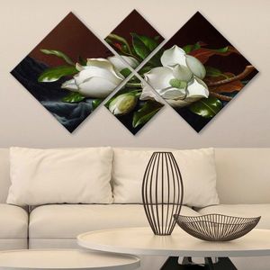 Set 4 tablouri decorative, 4MDF2774191, MDF, Imprimat UV, Multicolor imagine